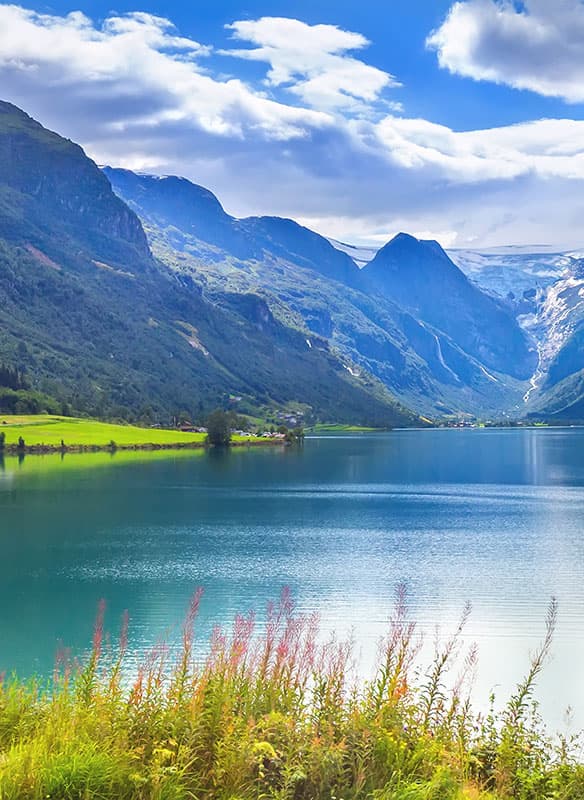 Autumn Fjords of Norway