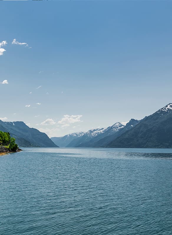 Scenic Summertime Fjords of Norway